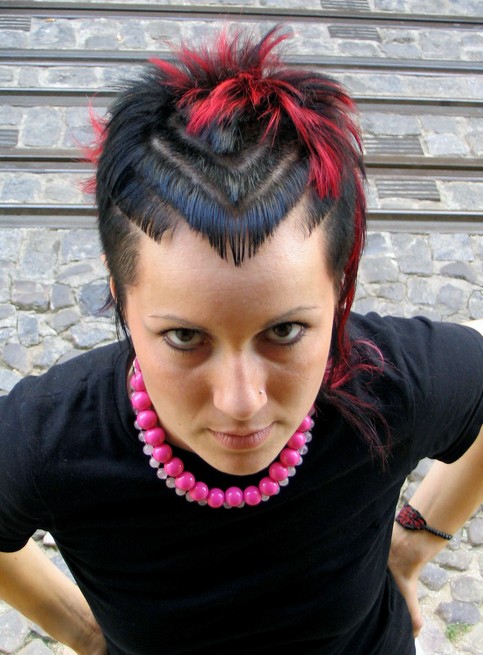 Cool Stylish Punk Hairstyles for Female