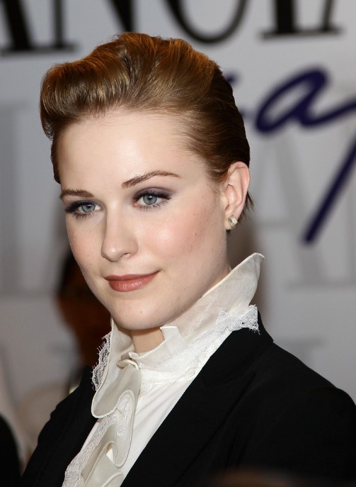 ... Cut for Business Women â€" Evan Rachel Wood Hairstyles /Getty Images