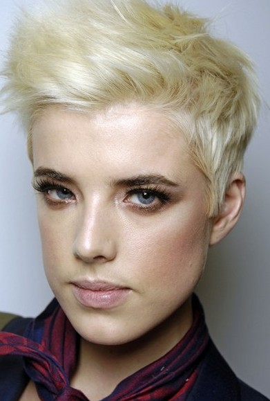 Short Blonde Punk Hairstyles