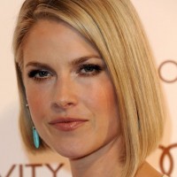 Angled Bob Hairstyle for Women - Ali Larter Blonde Straight Hairstyles