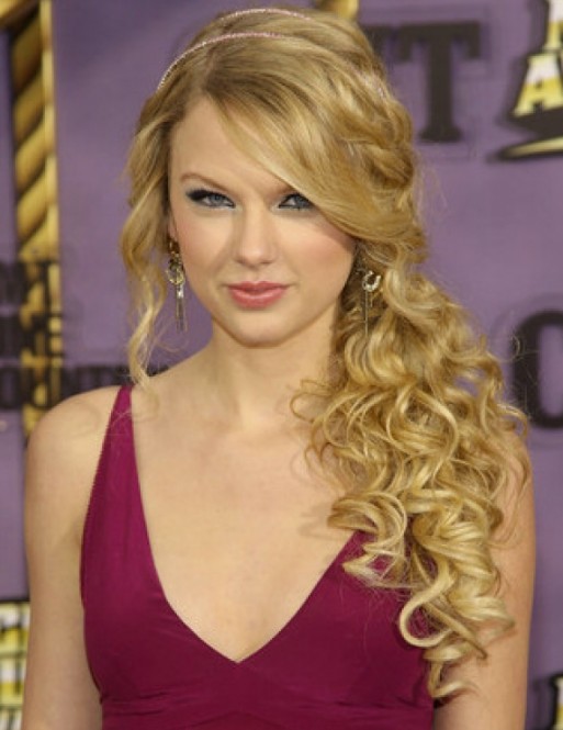 2014 Long Blonde Curly Hairstyle for Prom