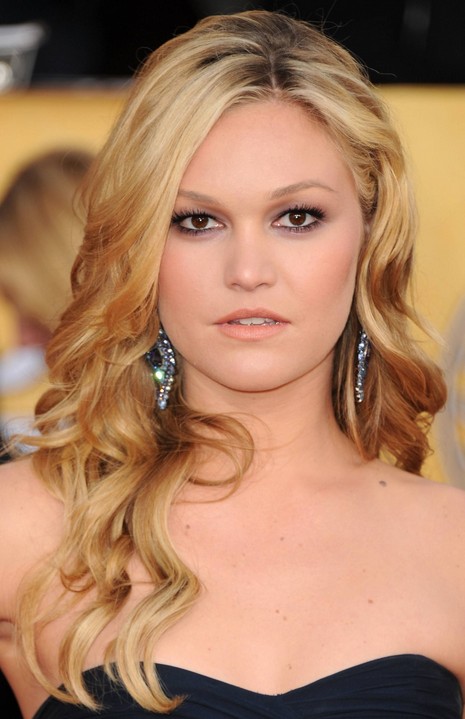 Long Blonde Wavy Hairstyles for Prom