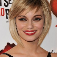 Short Blonde Textured Bob Hairstyle - Popular Short Haircuts 2014 - Norma Ruiz Hairstyles