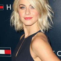 Blond Short Curly Wavy Hairstyle