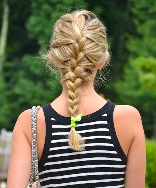 Casual French Braided Hairstyle