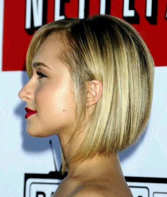 Cute Stacked bob Haircut - Side View of Graduated Bob Hairstyle
