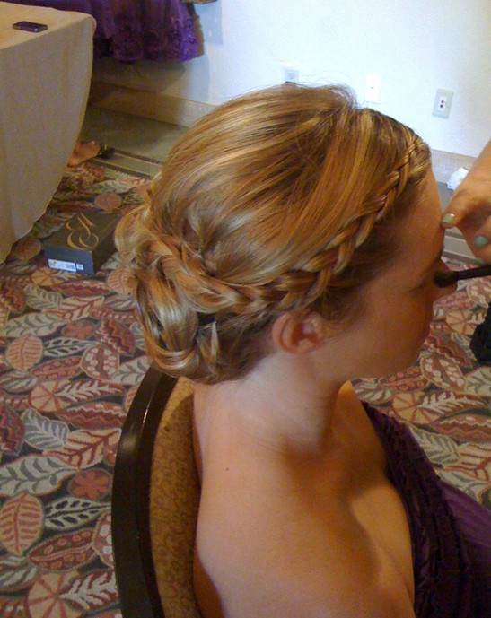 Delicate Braided Updo Hairstyles for Wedding