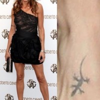 Elisabetta Canalis' Tattoos – Foot Tattoo, Artistic Design