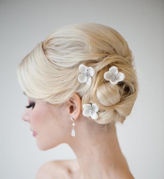 Flowery Updo Hairstyle