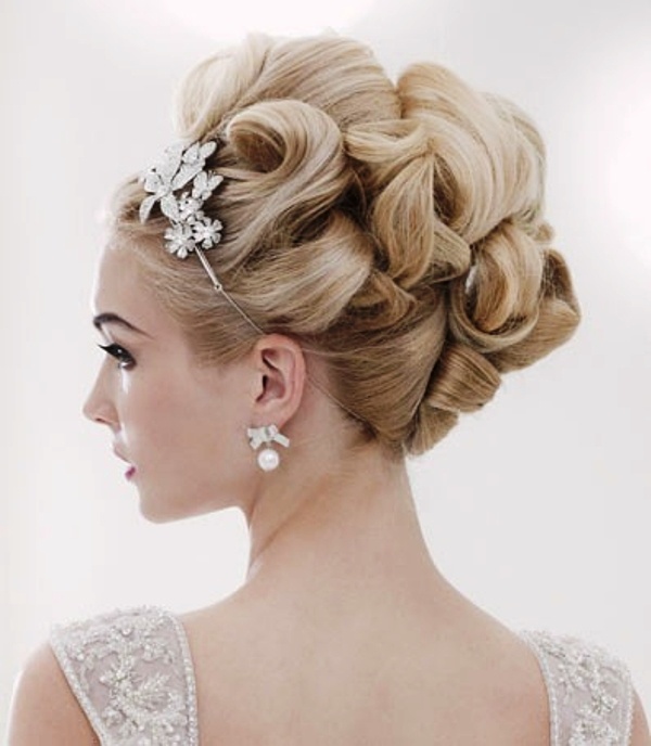 Flowery Up-do Hairstyle