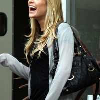 Kristin's long layered hair