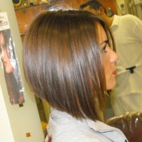 Long Graduated Bob - Side View of Graduated Bob Hairstyle