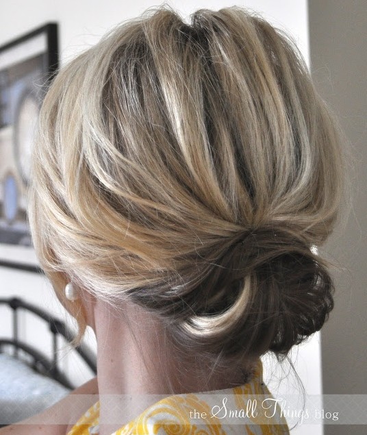 10 Updo Hairstyles for Short Hair - Easy Updos for Women - Pretty ...