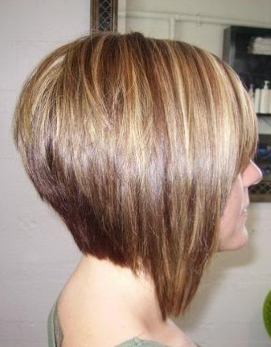 Side View of Stacked Bob Haircut - Best Bob Hairstyles for 2014