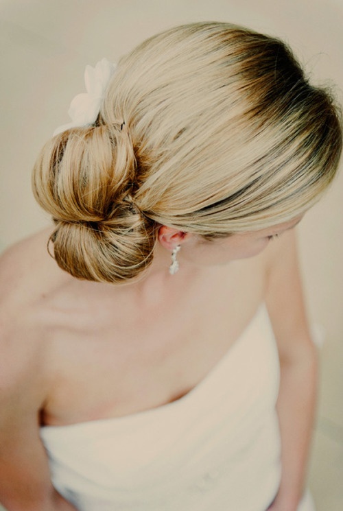 Wedding Hairstyle with Bow Up-do