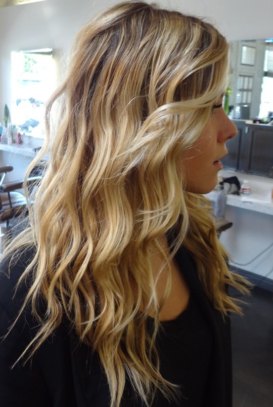 2014 Ombre Hair Trends - Sexy Loose Wavy Hairstyle