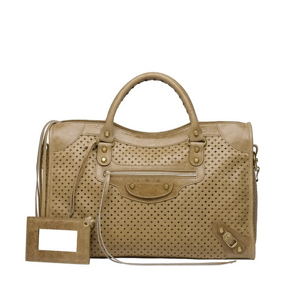 Brown unique satchel