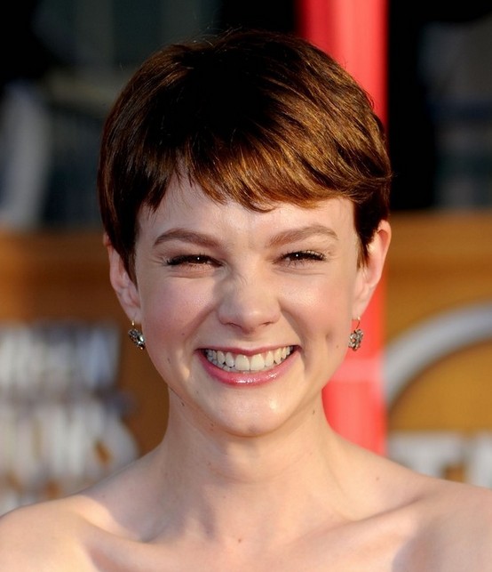 Carey Mulligan Red Pixie Cut