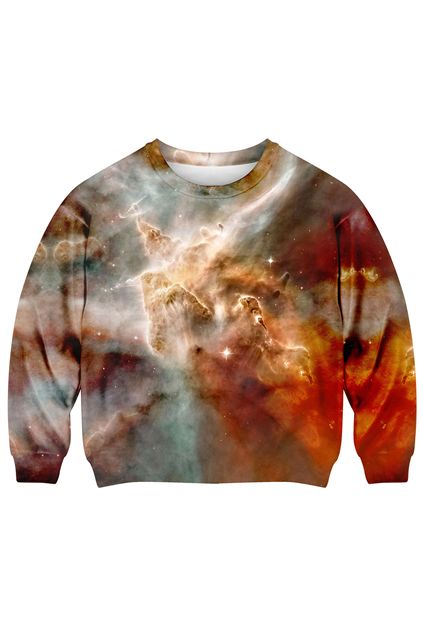 Cloud in Galaxy Print Sweatshirt - The Latest Street Fashion 2014