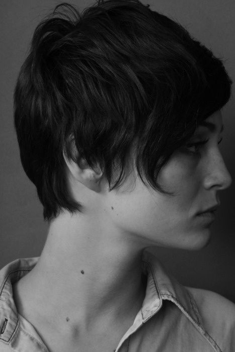 Cool Casual Short Brunette Hairstyle