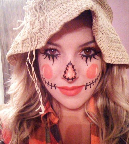 All 30+ Stock Photos girl in a straw hat that is a scarecrow Completed