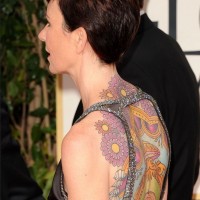 Kate Mestitz's Tattoos - Artistic Design Tattoo on Back