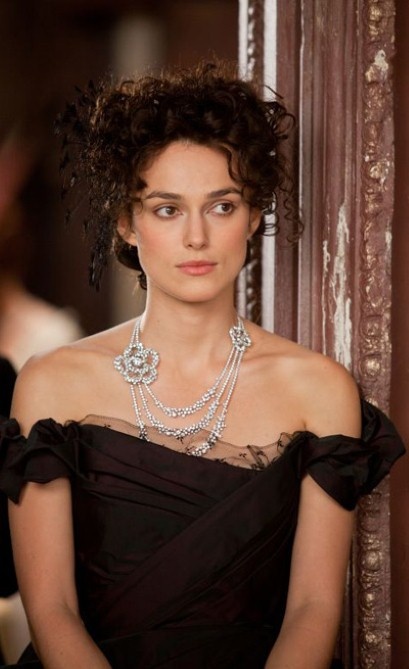 Keira Knightley Hair - Long Black Curly Hairstyle