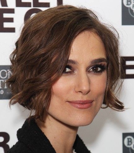 Keira Knightley Hair - Wavy Bob Hairstyle