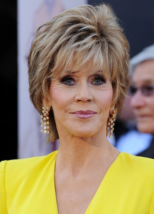 ... Razor Cut for 2014: Short Hairstyle for Mature Women with Thick Hair