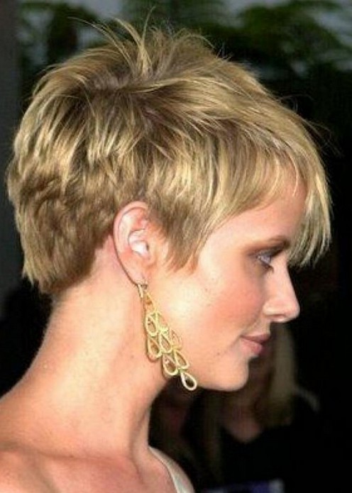 Layered Short Haircut for Thin Hair