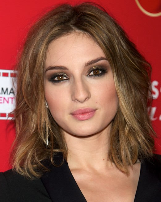 Maria Valverde's Shaggy Hairstyle for Square Face Shape