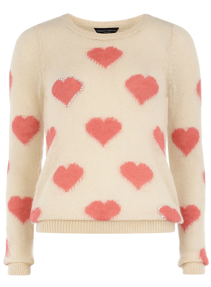 Cute Mini Hearts Sweater