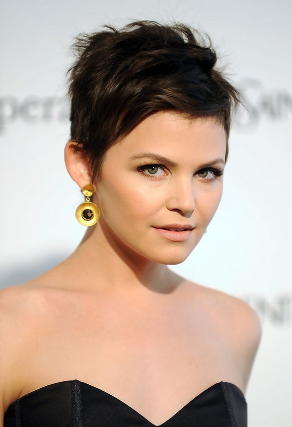 Modern Pixie Cut for Round Face