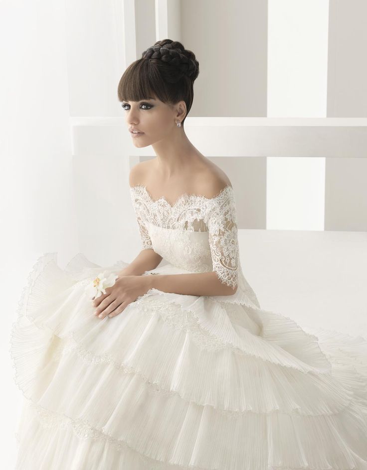 Noemi Strapless Retro Wedding Dress - Rosa Clara