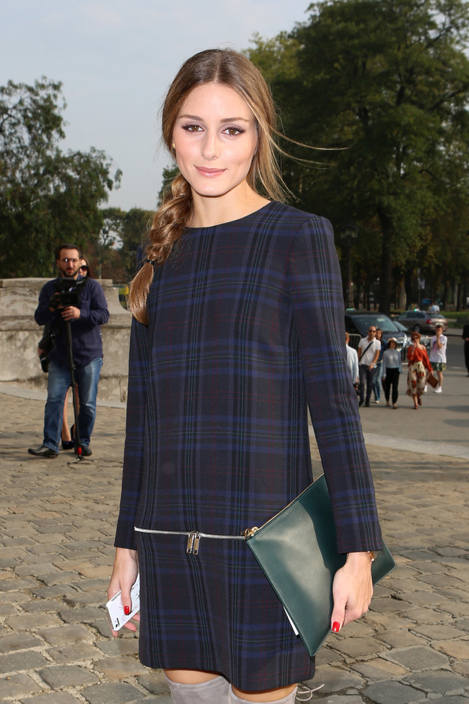 Olivia Palermo's Leather Clutch