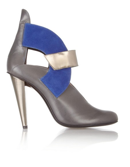 Roland Mouret Leather and suede ankle boots