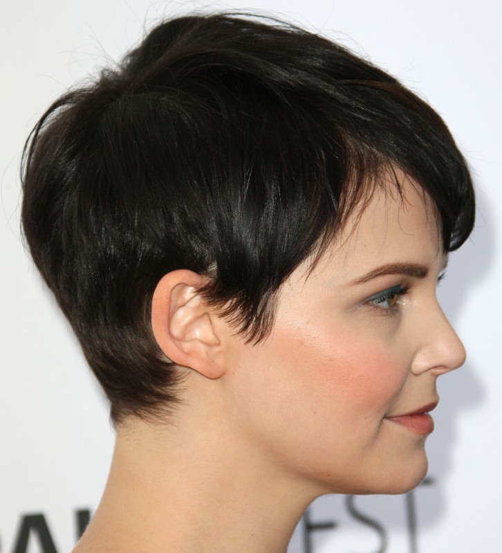 Side View of Short Pixie Haircut