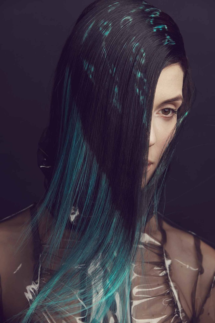 Variant Colored Highlighted Long Hairstyle