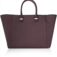 Victoria Beckham Liberty Matte-Leather Shopper, $1,350