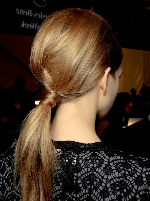 Weekend Hairstyle - Backcombed Ponytail