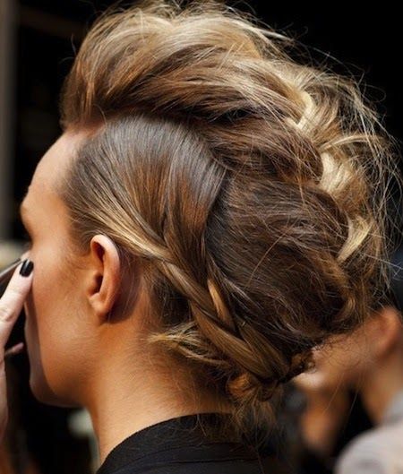 Weekend Hairstyle - The Braided Mohawk