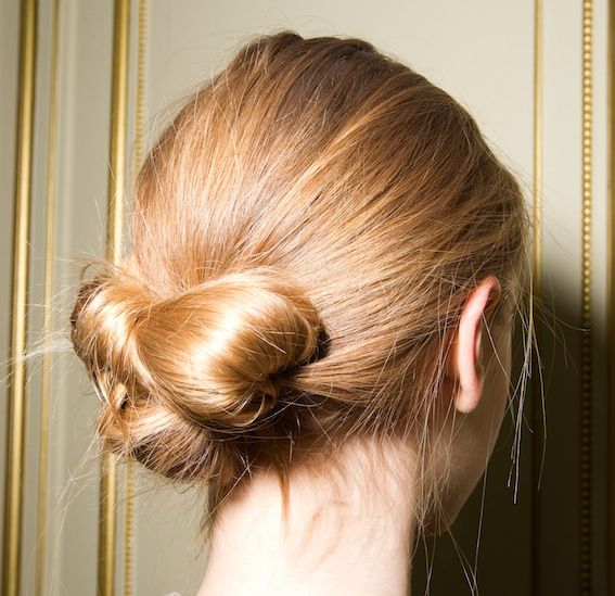 Weekend Hairstyle - The Effortless Bow Chignon