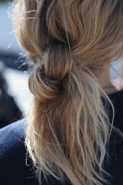 Weekend Hairstyle - The Knotted Bun