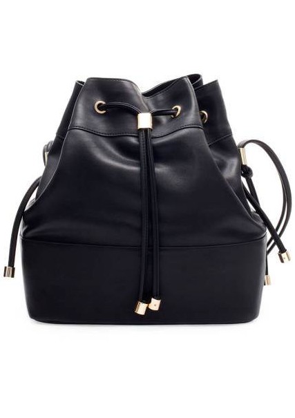 Zara Bucket Bag With Metal Detailing, $79.90