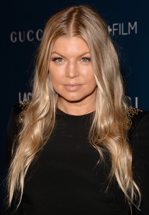 2014 Fergie Hairstyles: Ombre Long Hair