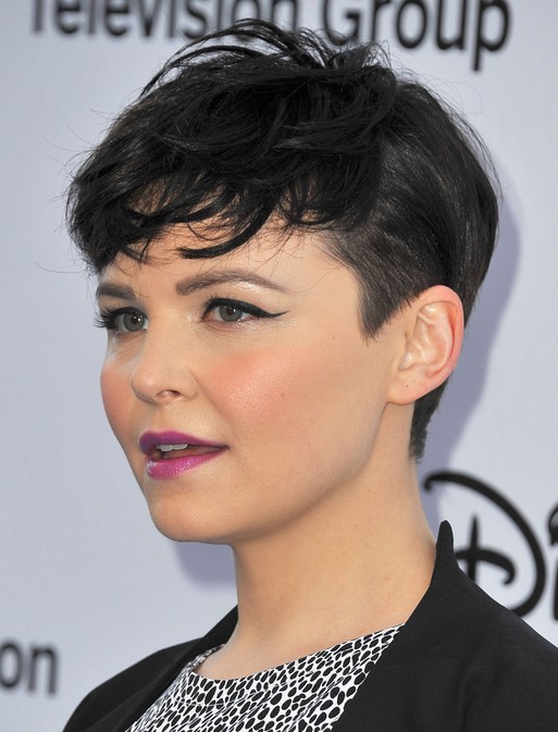 2014 Ginnifer Goodwin's Short Hairstyles: Messy Pixie Cut