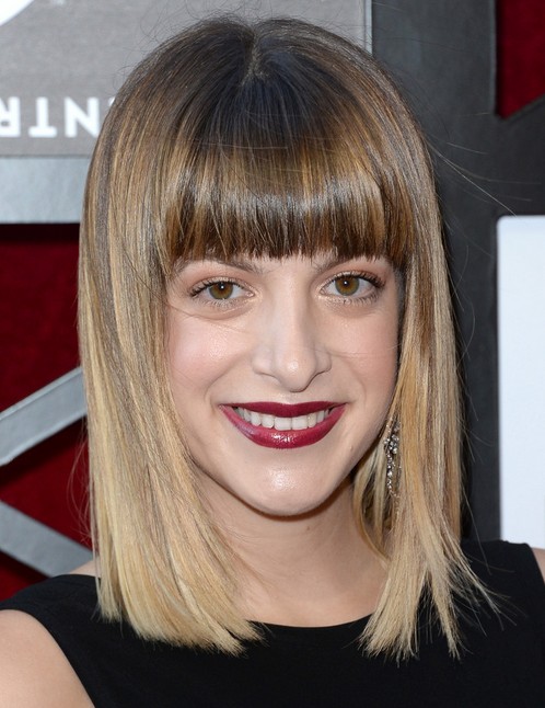 2014 Julia Stephens Medium Hairstyles: Blunt Haircut
