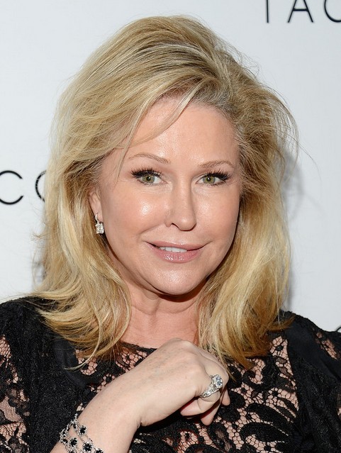 2014 Kathy Hilton Medium Hairstyles: Women Over 50 Haircut