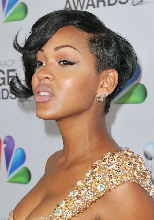 2014 Meagan Good's Short Hairstyles: Trendy Haircut for Black Women