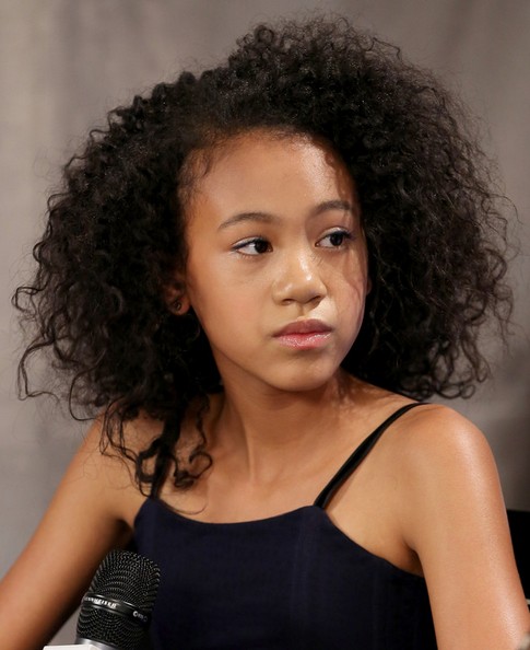 ... Troi Zee Medium Hairstyles: Curly Hairstyle for African American Girls